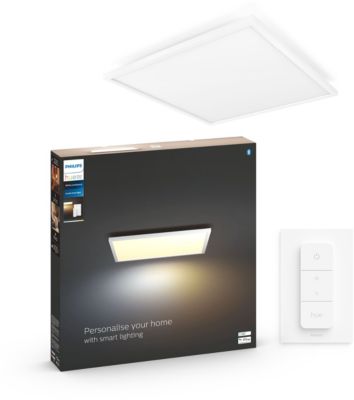 Panneaux lumineux PHILIPS HUE White Ambiance AURELLE carré Bl.+tlc