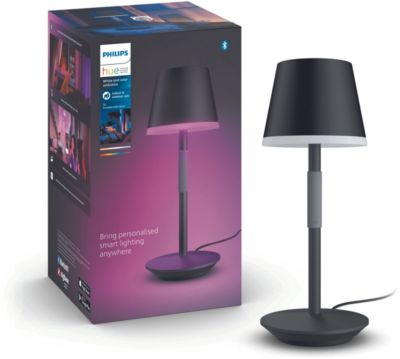 Lampe connectée PHILIPS HUE W&C Play x2 avec alim. Noir