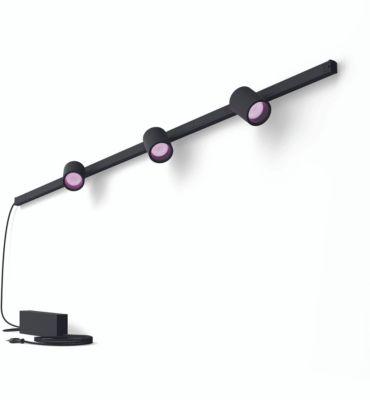 Luminaire PHILIPS HUE W&C Perifo x3 noir