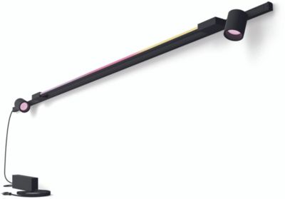 Luminaire PHILIPS HUE W&C Perifo 2 spots+1 barre noir