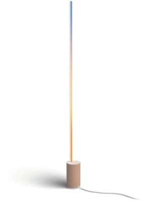 Lampe connectée Philips Hue Gradient Signe Lampadaire - Chene