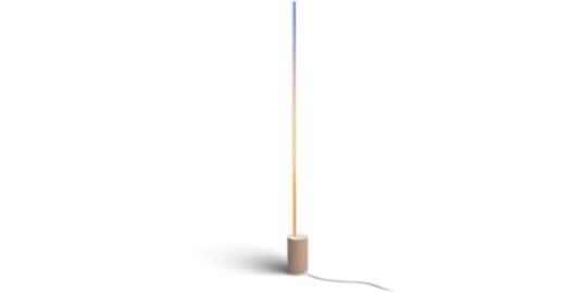 Lampadaire PHILIPS HUE W&C Gradient Sign Chêne