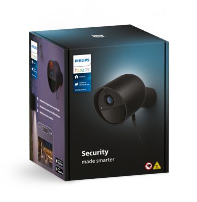 Caméra de surveillance PHILIPS HUE SECURE Wifi noire
