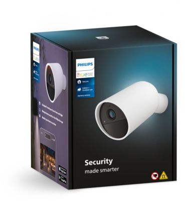 Caméra de surveillance PHILIPS HUE SECURE sans fil blanche