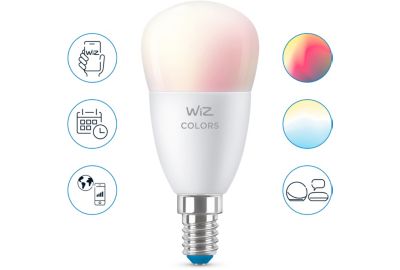 Ampoule LED connectée WIZ Wi-Fi BLE 40W E14 RGB 1PF/6