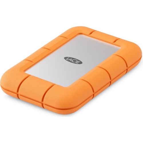 LaCie Rugged USB-C - 4 To (Silver / Orange) - Disque dur externe LaCie sur