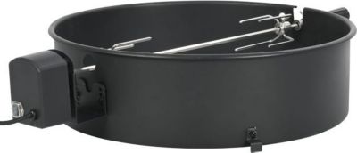 Poêle grill VIDAXL 57 cm Noir