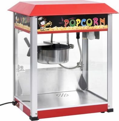 Machine pop corn VIDAXL Acier Rouge