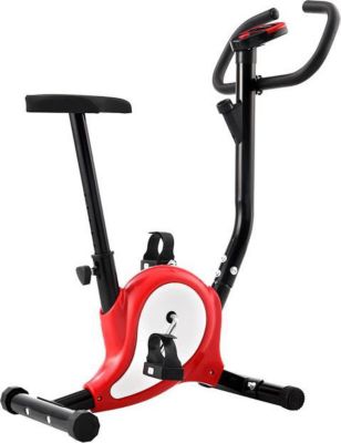 Vélo d'appartement VIDAXL Rouge