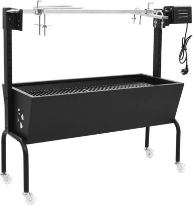 Grille barbecue VIDAXL Acier inoxydable Noir