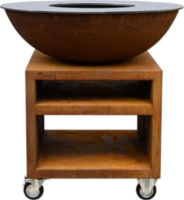 Brasero QUOCO Piatto  Large Pro Corten Ø94  - Quoco Brasero QUOCO Piatto  Large Pro Corten Ø94  - Quoco