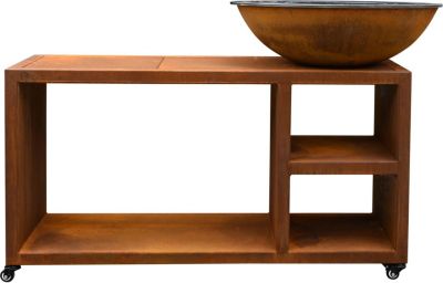 Brasero QUOCO Piatto Tavolo Medium Corten Ø84  - Quoco