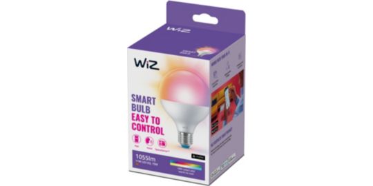 Ampoule LED connectée WIZ Wi-Fi BLE 75W G95 E27 RGB
