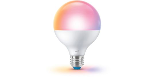 Ampoule LED connectée WIZ Wi-Fi BLE 75W G95 E27 RGB