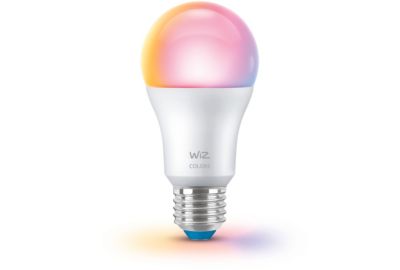 Ampoule LED connectée WIZ Wi-Fi BLE 60W A60 E27  RGB