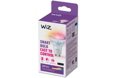 Ampoule LED connectée WIZ Wi-Fi BLE 50W GU10 GLASS RGB