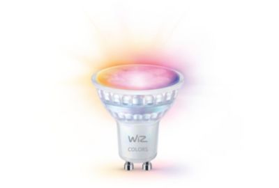 Ampoule LED connectée WIZ Wi-Fi BLE 50W GU10 GLASS RGB
