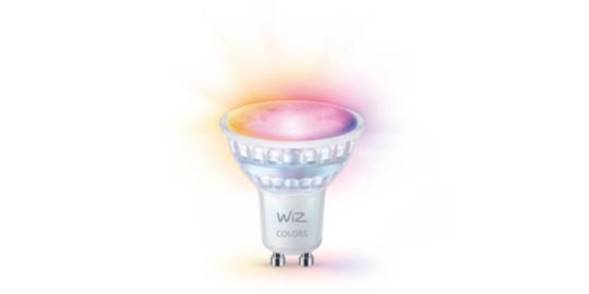 Ampoule LED connectée WIZ Wi-Fi BLE 50W GU10 GLASS RGB