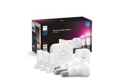 Alarme maison PHILIPS Hue Secure WCA détecteur et ampoules E27