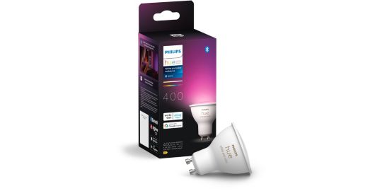 Ampoule LED connectée PHILIPS Hue Spot seul GU10 Hue White&Colors