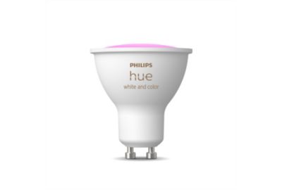Ampoule LED connectée PHILIPS Hue Spot seul GU10 Hue White&Colors
