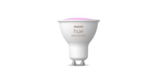 Ampoule LED connectée PHILIPS Hue Spot seul GU10 Hue White&Colors
