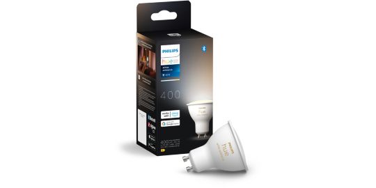 Ampoule LED connectée PHILIPS Hue Spot seul White Ambiance GU10
