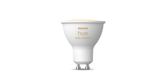 Ampoule LED connectée PHILIPS Hue Spot seul White Ambiance GU10