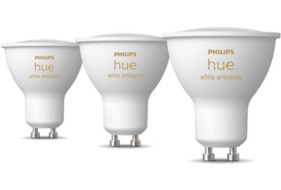 Pack PHILIPS Pack de 3 ampoules 5W GU10 White