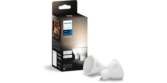 Ampoule LED connectée PHILIPS Hue White 5.5W GU10 X2