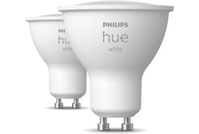 Ampoule LED connectée PHILIPS Hue White 5.5W GU10 X2