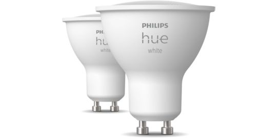 Ampoule LED connectée PHILIPS Hue White 5.5W GU10 X2