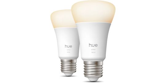 Ampoule LED connectée PHILIPS HUE White E27 75W x2