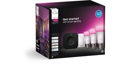 Pack PHILIPS Hue E27 WCA A60 3KIT sw Pro