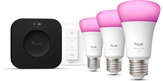 Pack PHILIPS Hue E27 WCA A60 3KIT sw Pro
