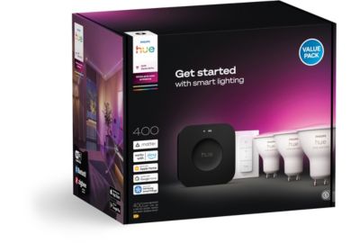 Pack PHILIPS Hue GU10 WCA 3KIT sw Pro