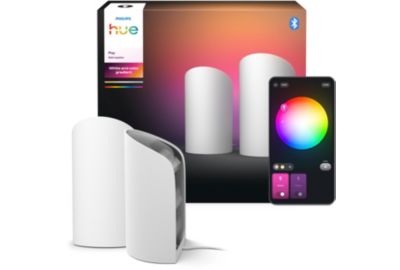 Lampe connectée PHILIPS Hue Play Wall washer 2-pack blanc