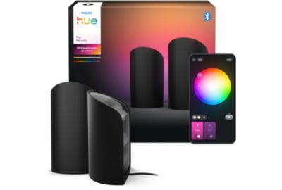 Lampe connectée PHILIPS Hue Play Wall washer 2-pack noir