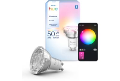 Ampoule LED connectée PHILIPS Hue GU10 WCA  1P