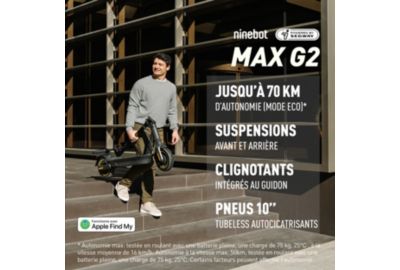 Trottinette NINEBOT Max G2 E powered by