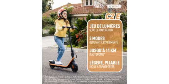 Trott enfant NINEBOT C2 enfant powered