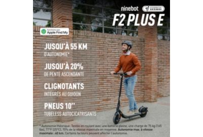Trottinette NINEBOT F2 Plus E powered by