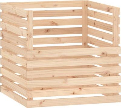 Composteur de jardin VIDAXL Bois 80 x 80 x 78 cm Brun