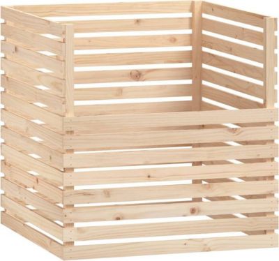 Composteur de jardin VIDAXL Bois 100 x 100 x 102 cm Brun