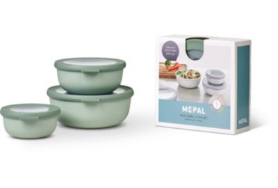 Boîte hermétique MEPAL 3 pcs Cirqula rond Nordic Sage (350+750+