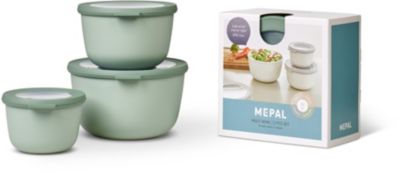 Boîte hermétique MEPAL 3 pièces Cirqula rond Nordic Sage