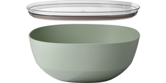 Saladier MEPAL silueta 5000ml + couvercle nordic sage