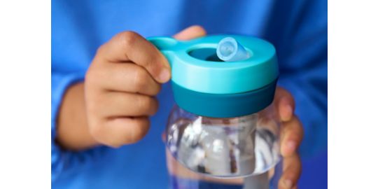 Gourde enfant MEPAL avec paille campus 450 ml - dino