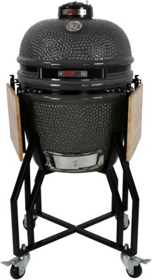 Kamado GRILL GURU GGO222 Original Medium Basic gris sur chariot 40 cm