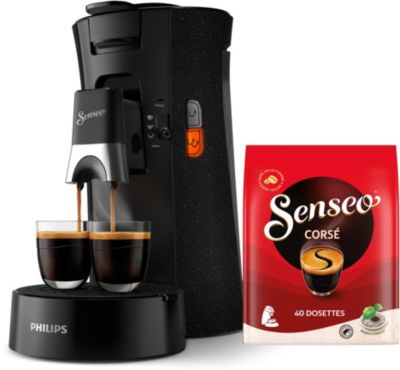 Senseo PHILIPS Select CSA240/22 + 40 dosettes